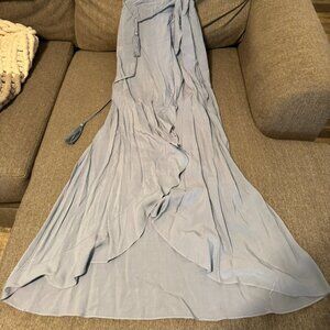 Pink Lilly Blue Dress Women Small